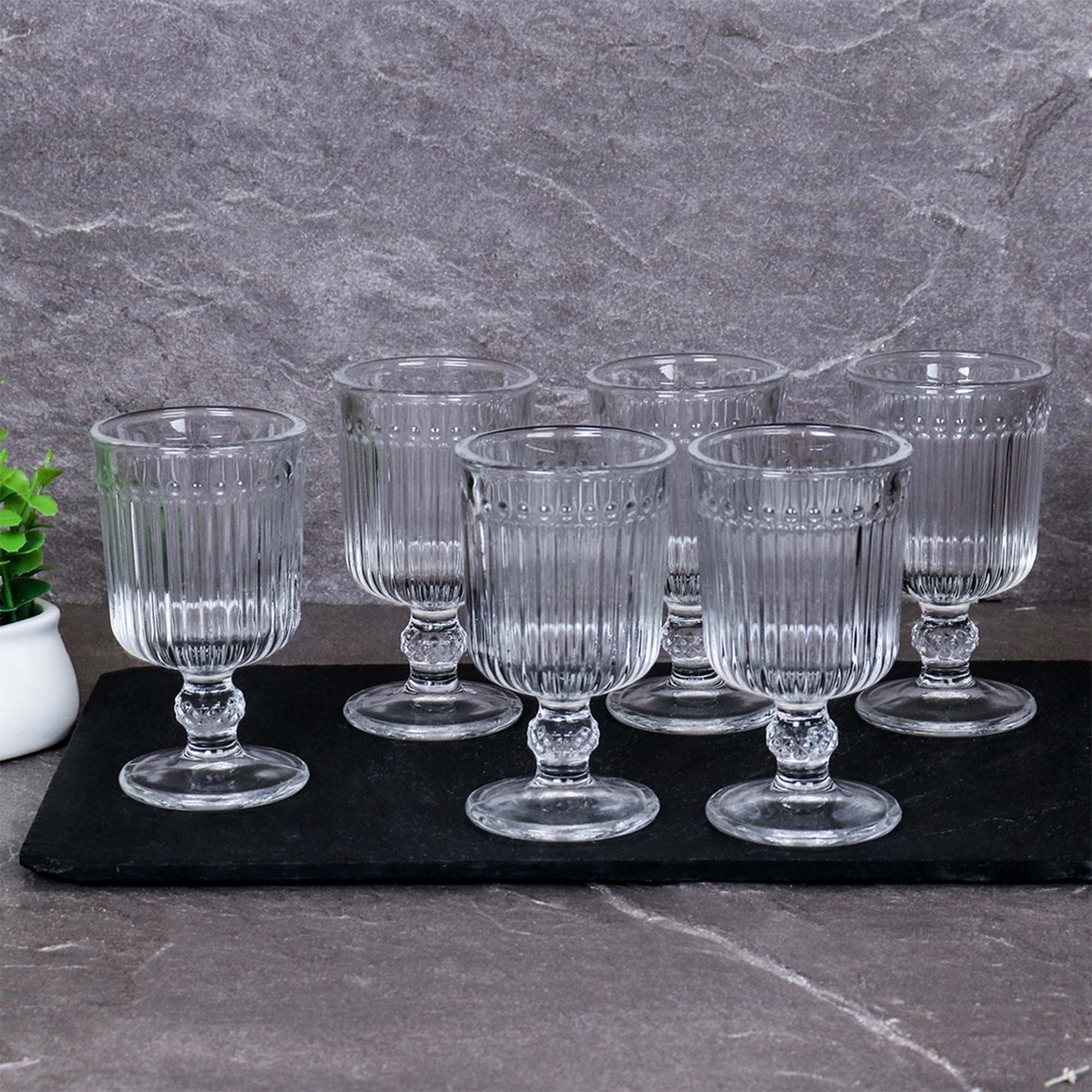 Рюмка 60мл 6шт на ножке прямая F207-1A 