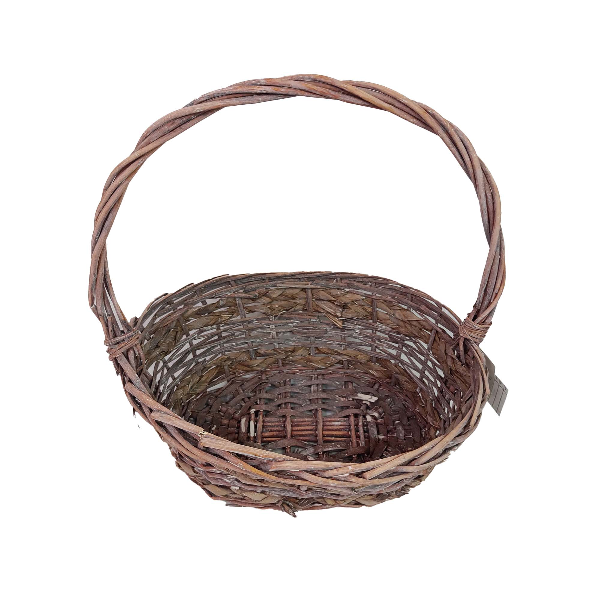 Корзина плетеная (ива), 22x15xH8,5/25 см, Натуральный