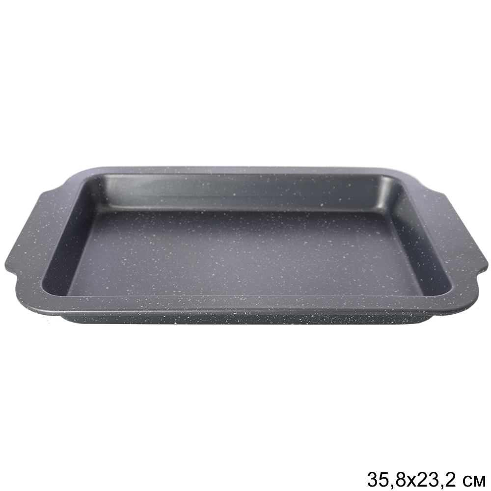 Форма для выпечки прямоугольная 36х23х3,5см Мрамор XJ83-36#