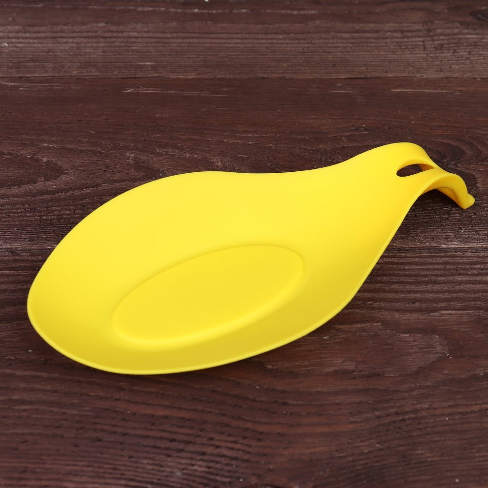 Подставка под ложку 20см силикон, в асоорт.