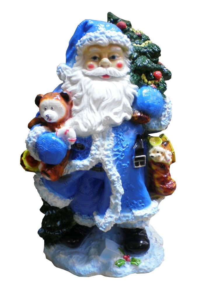 Фигура декоративная Дед Мороз синий 7С08С