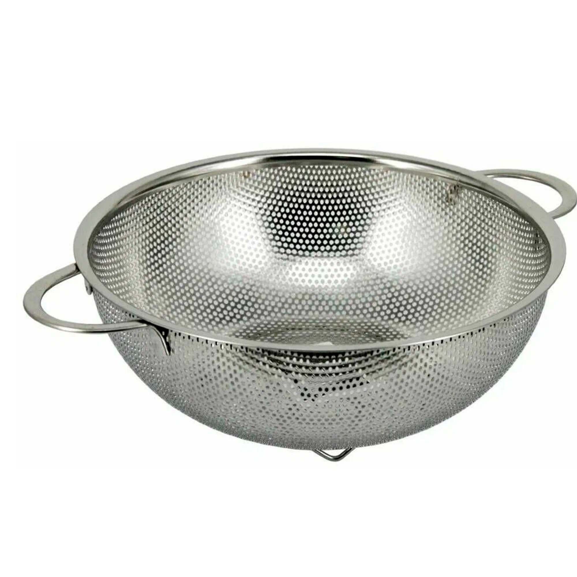 Дуршлаг нержавеющая сталь с 2 ручками на ножках 22,5см РД11938