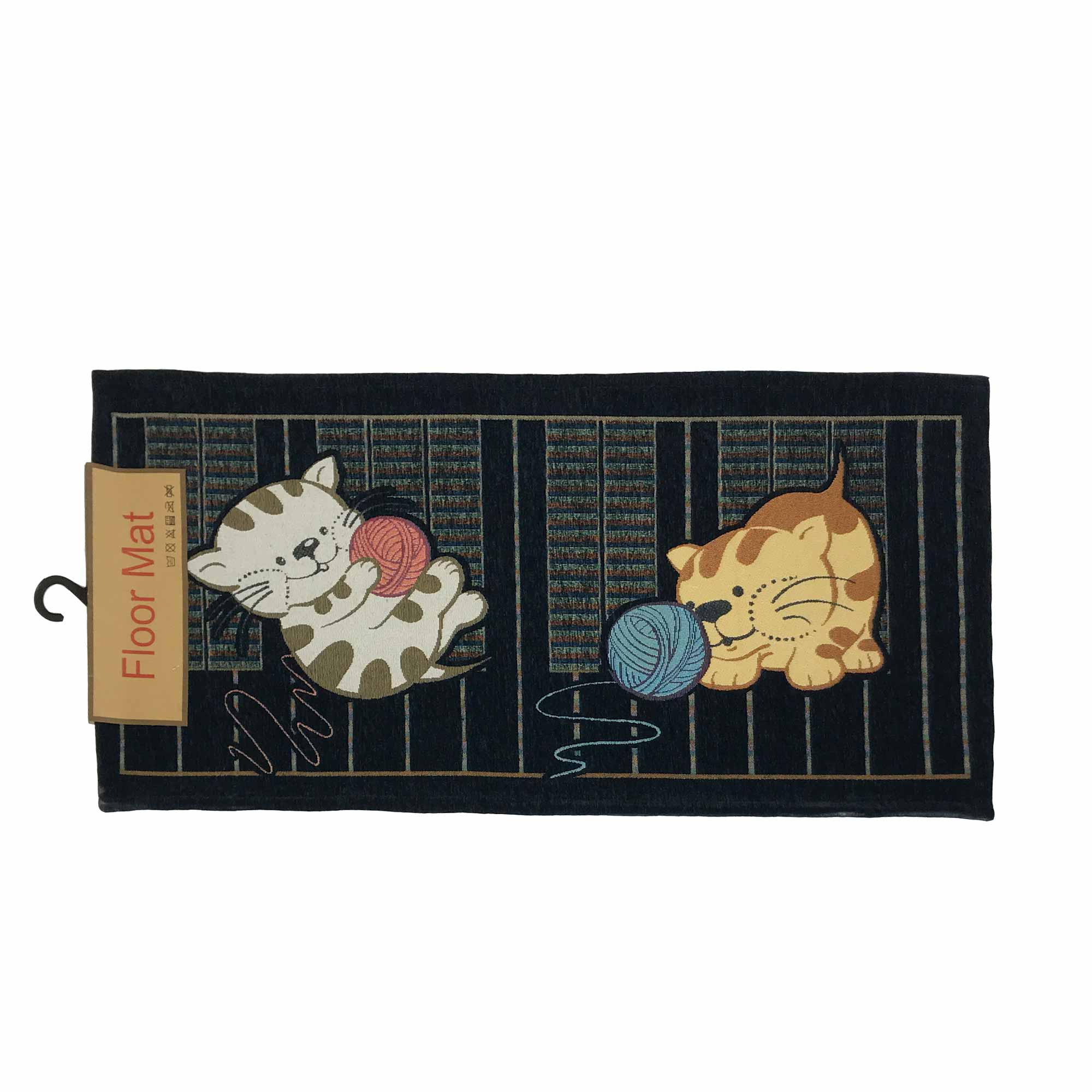 Коврик универсальный 45х80см КОТЯТА синий РД88715