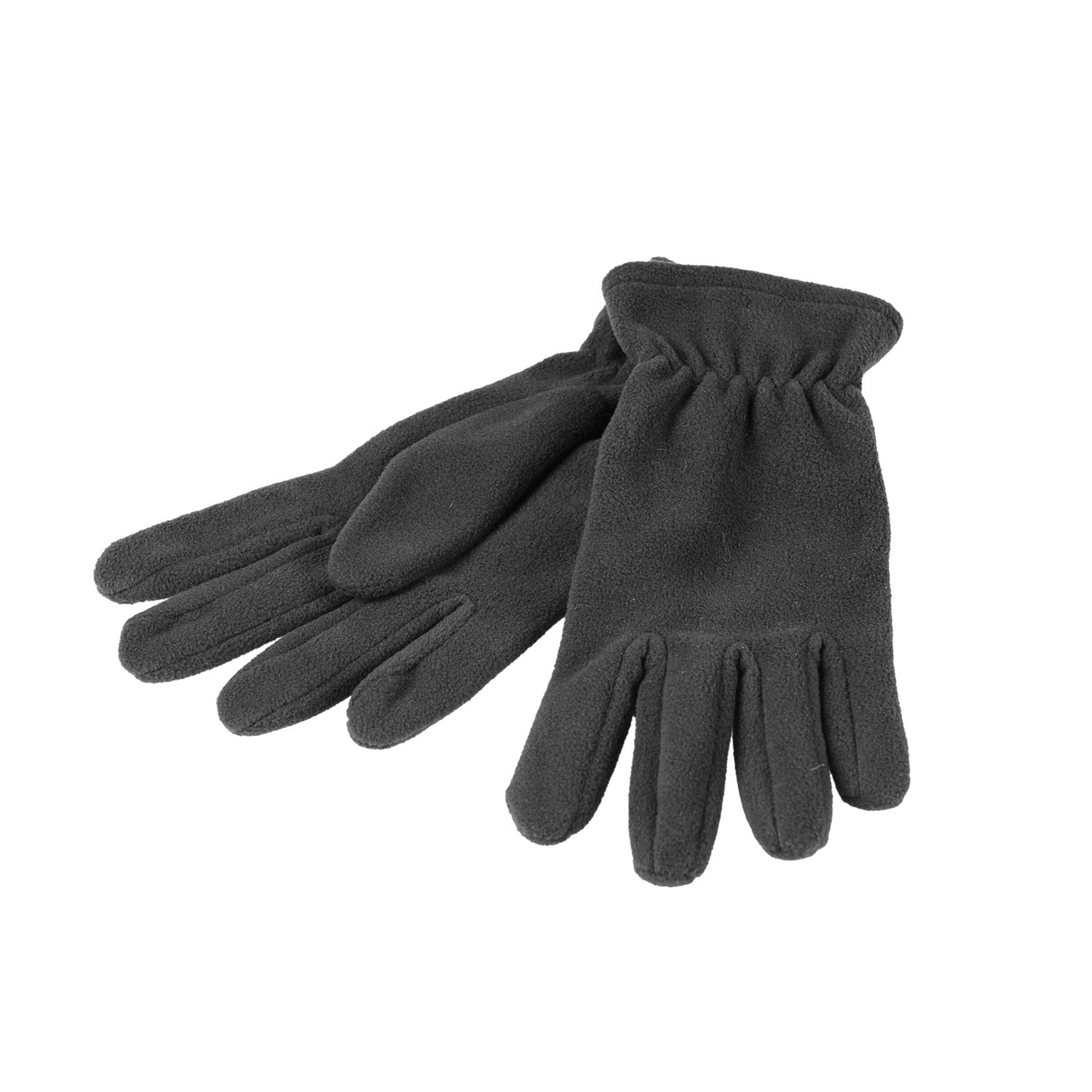 Перчатки флисовые черные