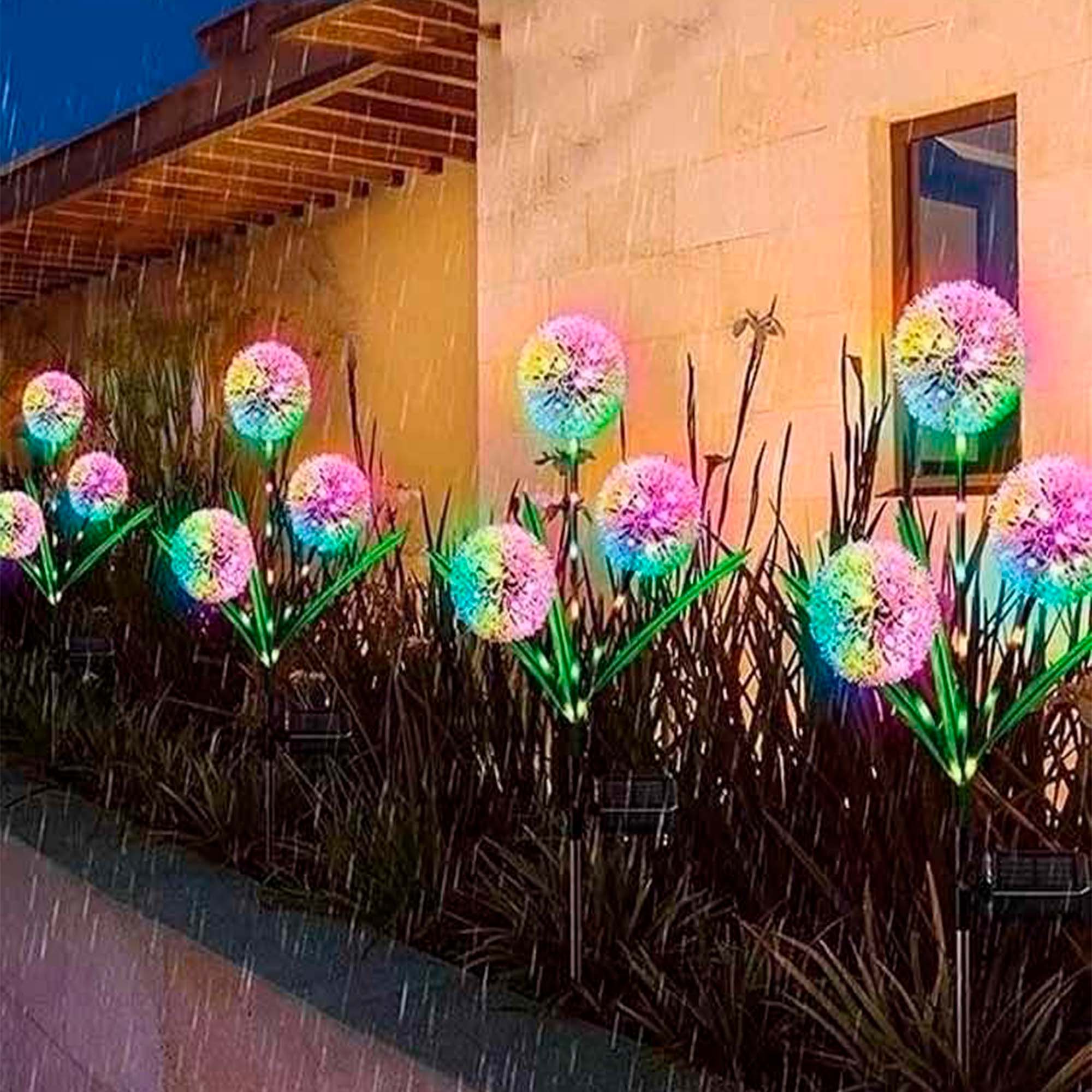 Светильник садовый на солнечной батарее 80см Одуванчик (3)