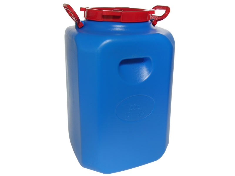 Бочка 50л Дачная квадратная цветная