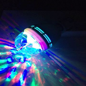 Световой прибор «Хрустальный шар» со светодиодами, свечение мульти