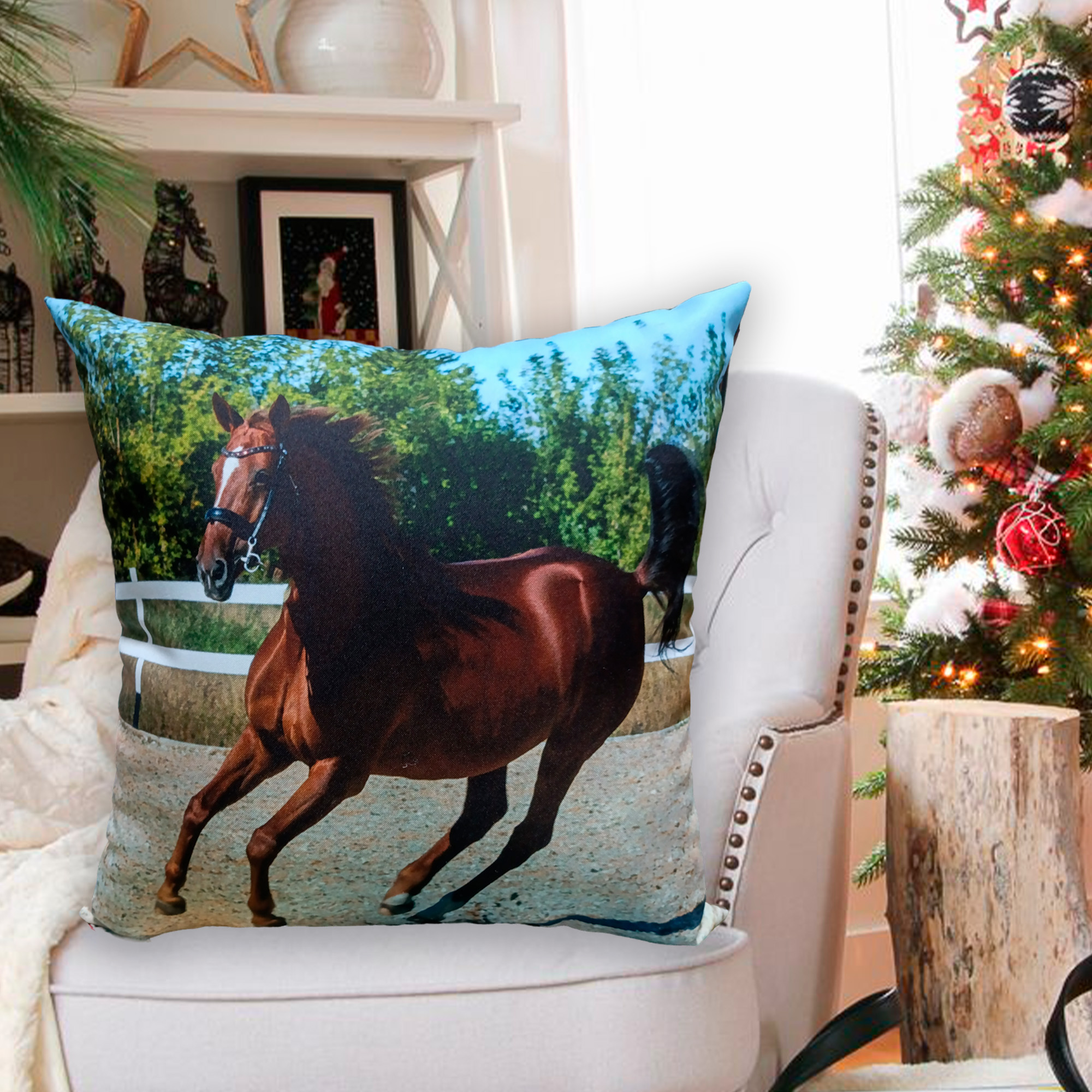 Подушка 35*35 ДомВелл габардин, поплин Галифакс