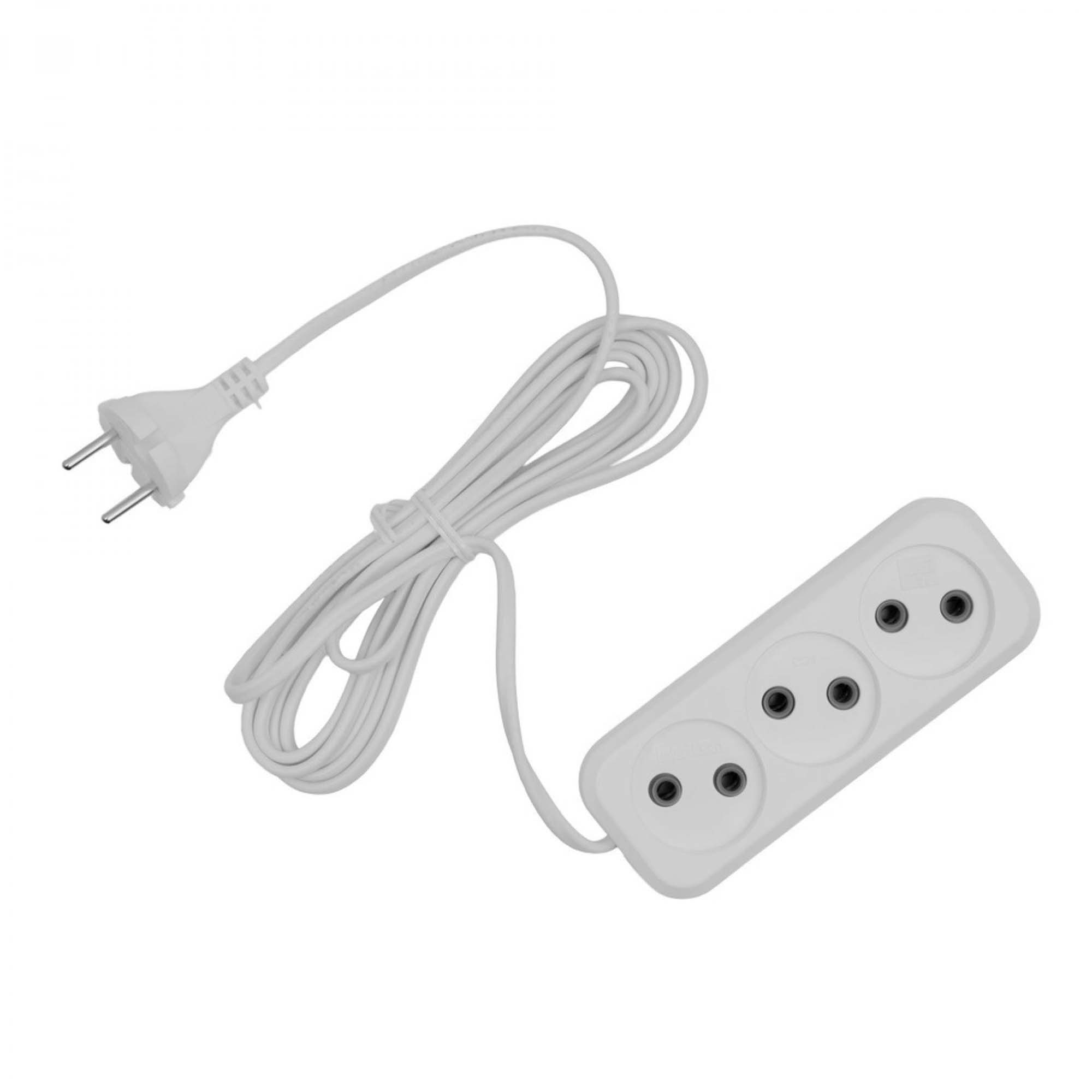 Удлинитель Volsten Si 3 x3 (модель Р16-010/УХ6 (3 метра, 6А, 1300Вт, ШВВП2х0,75))