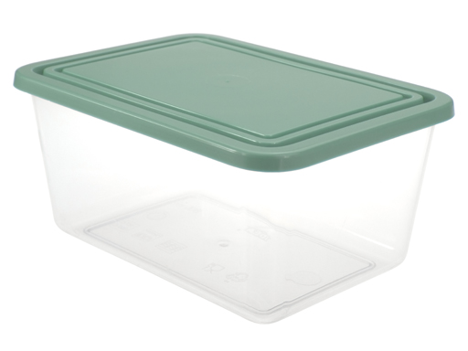Контейнер 0,8л для продуктов прямоугольный Фисташковый