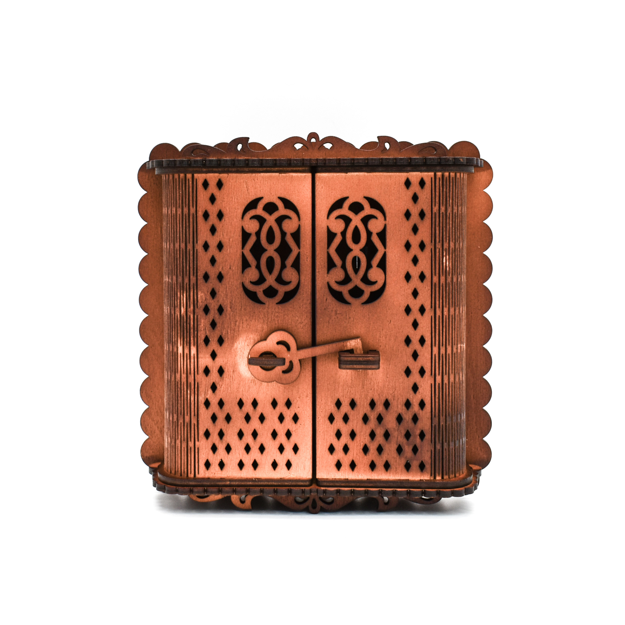 Ключница 19,5х19,5х5см ДомВуд Экошпон Ф182/Д182