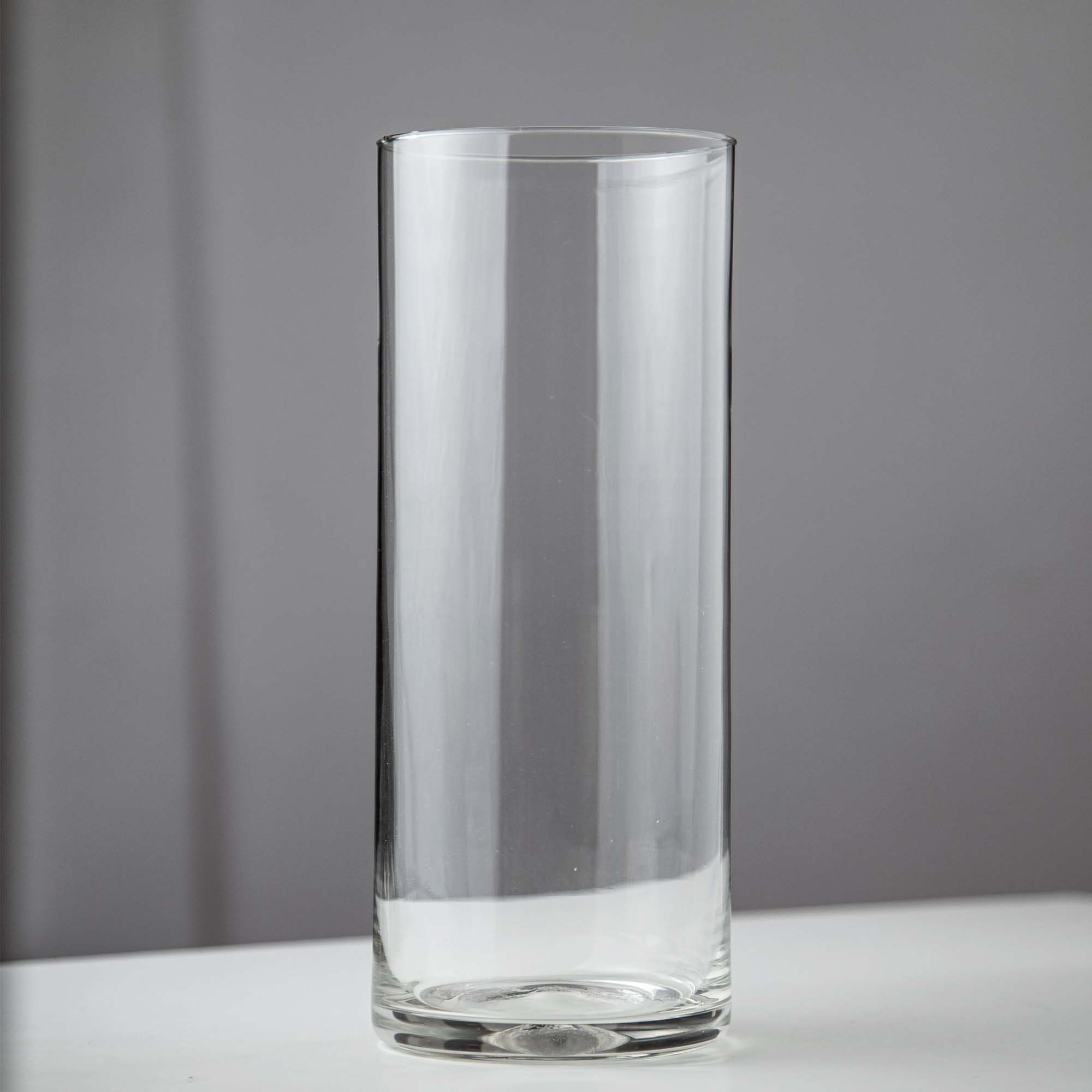 Ваза для цветов 15х40 цилиндр в коробке РД79799