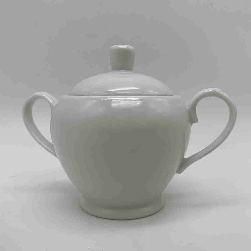 Сахарница 200мл с крышкой, белая РД74992