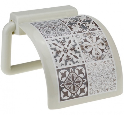 Держатель для туалетной бумаги 145x175x58 мм ДЕКО пэтчворк