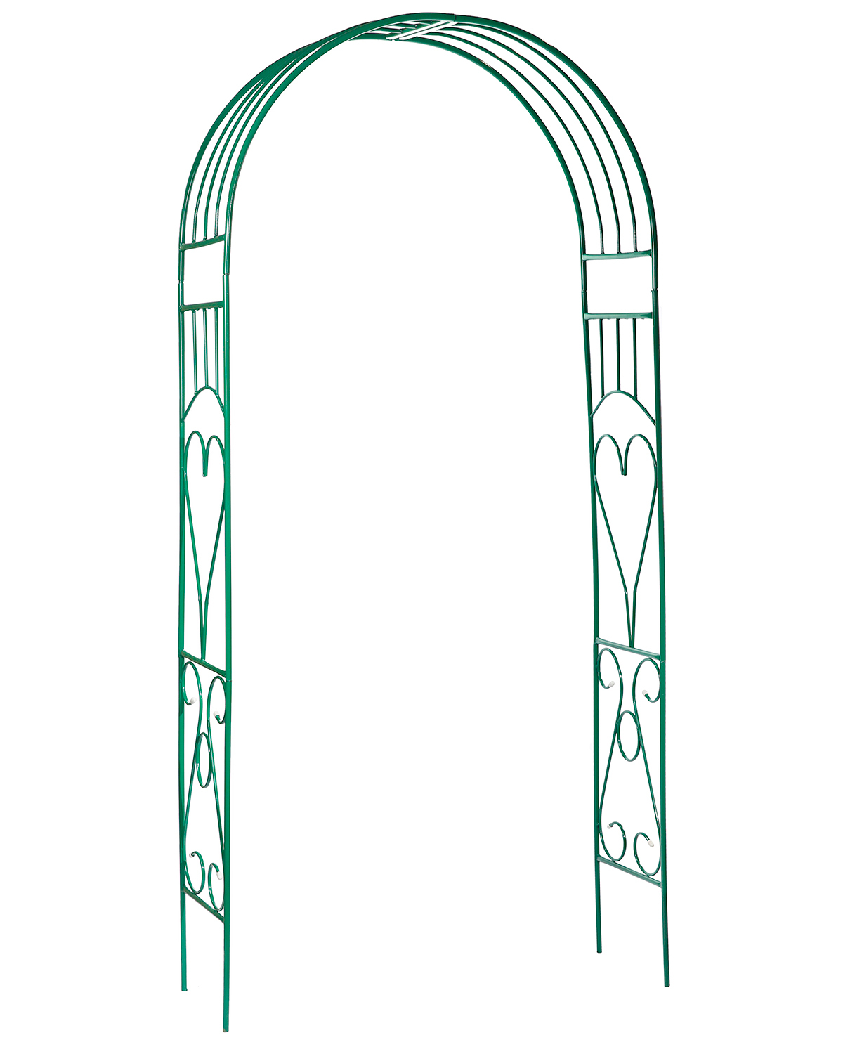 Арка садовая разборная Лето-2 без горшка зеленая труба 10