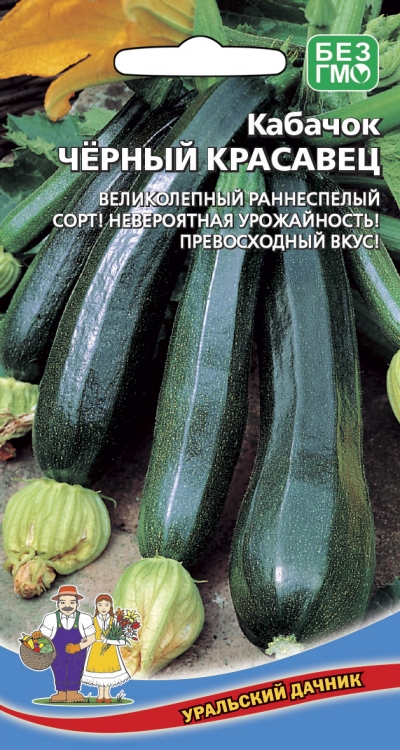 Семена Кабачок Черный Красавец - цуккини  "Уральский Дачник" ц/п