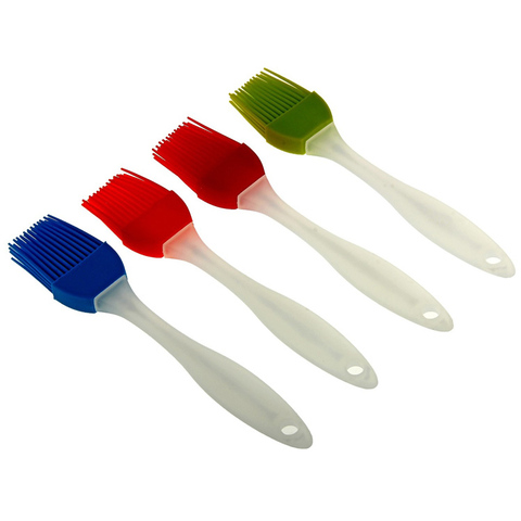 Кисточка кулинарная 20см, пластик+силикон РД 13196