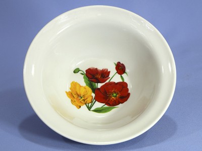 Миска 550см3 ф.653 "Идиллия" "Полевые маки " 1сорт 7С1301Ф34 