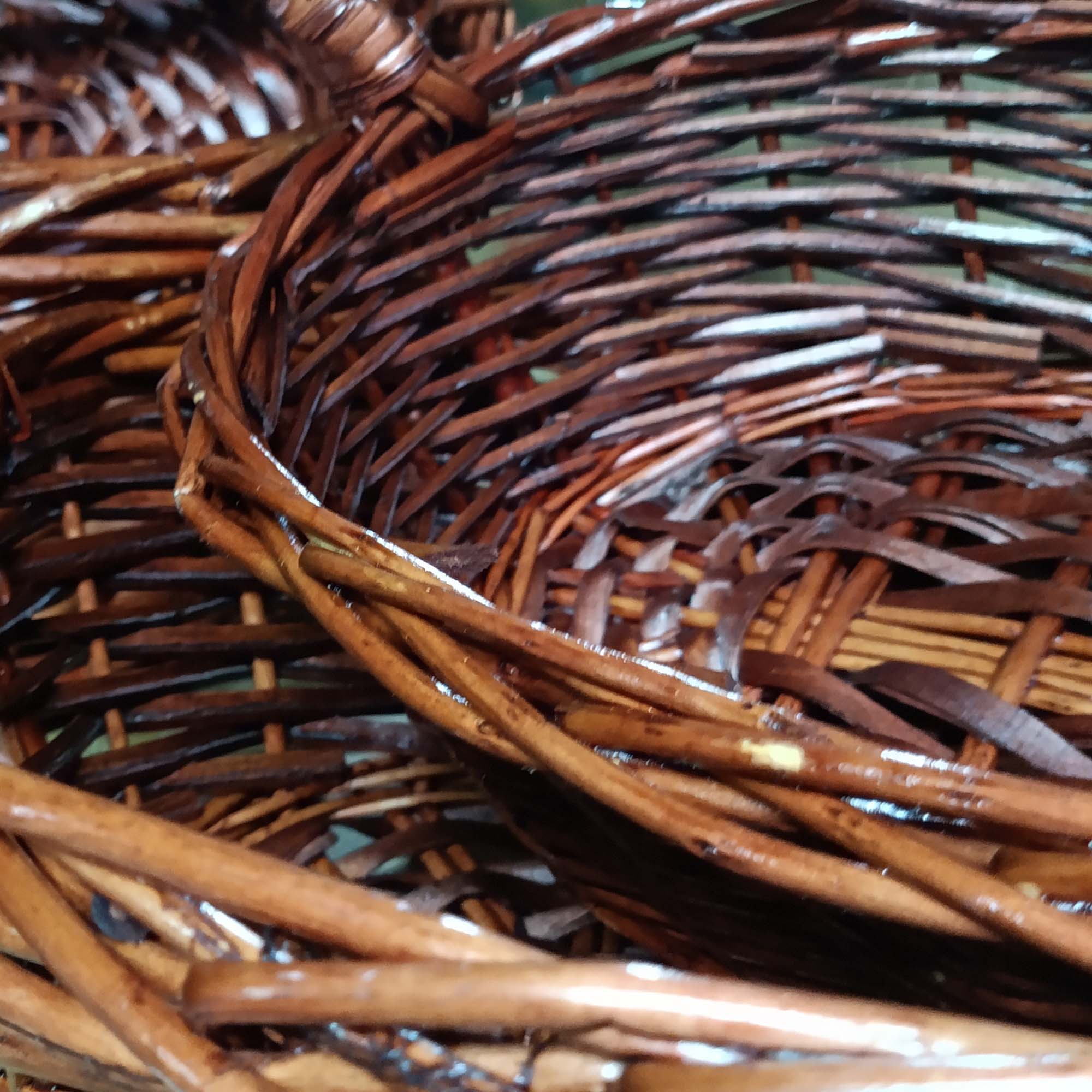 Корзинки плетеные из 4 предметов 34х27см, 39х32см, 45х33см, 52х45см   РД81945