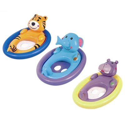 Круг надувной для плавания -  ходунки 81х56см  "Животные", BestWay