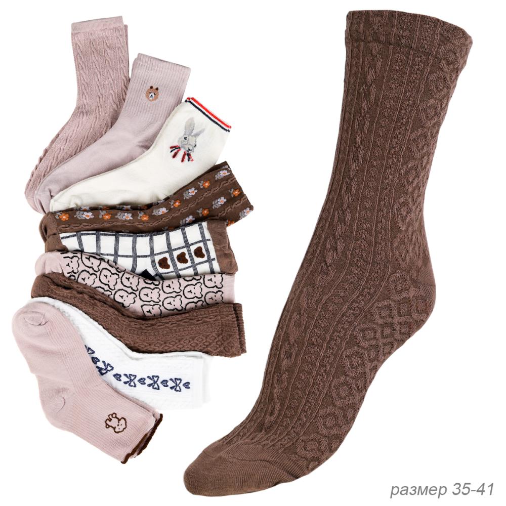 Носки женские р. 35-41 ZS13 цена за 1 пару