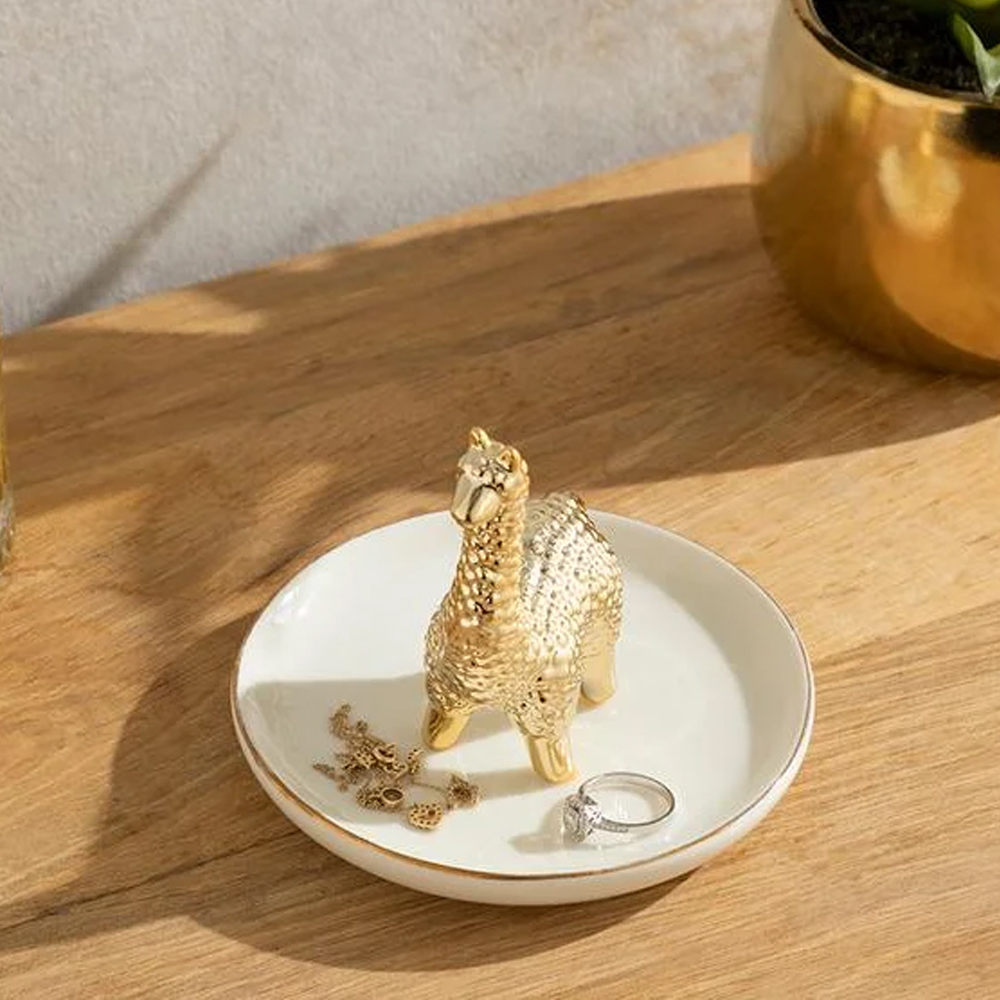 Держатель ювелирных изделий 11,5x11,5x9,3см Sweet Animals Золотой