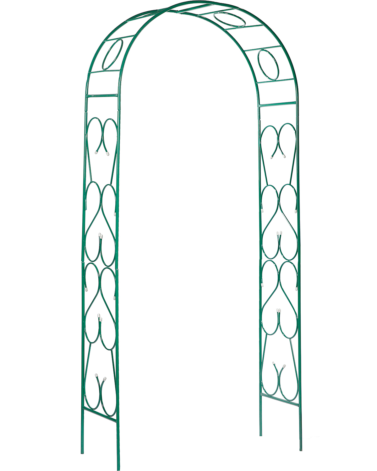 Арка садовая разборная Тюльпан малая зеленая 