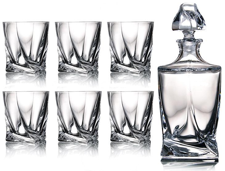 Набор для виски 7 предметов QUADRO