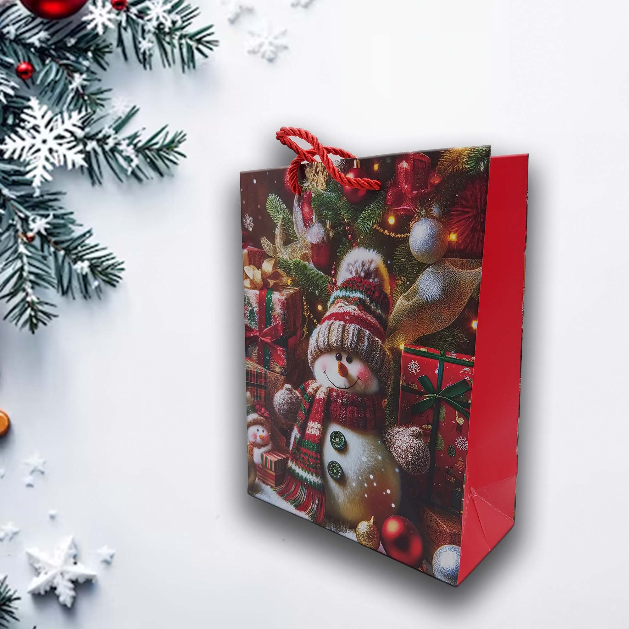 Пакет подарочный Новый год 26х32х10см РД21416