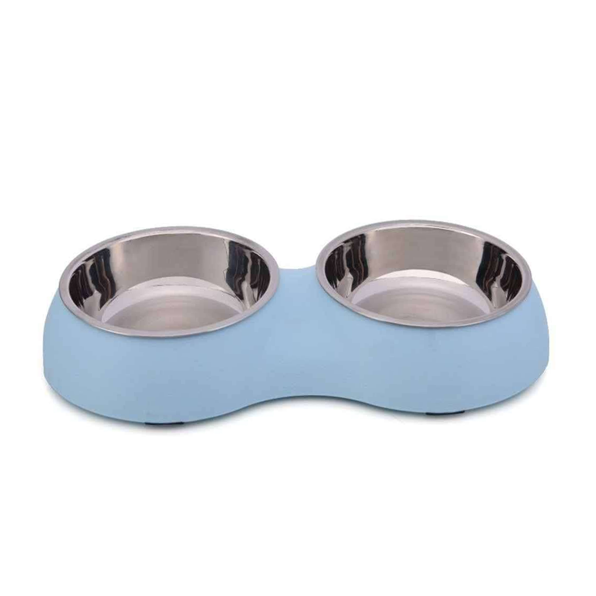 Миска для животных  двойная с металлическими чашами ТТ54593