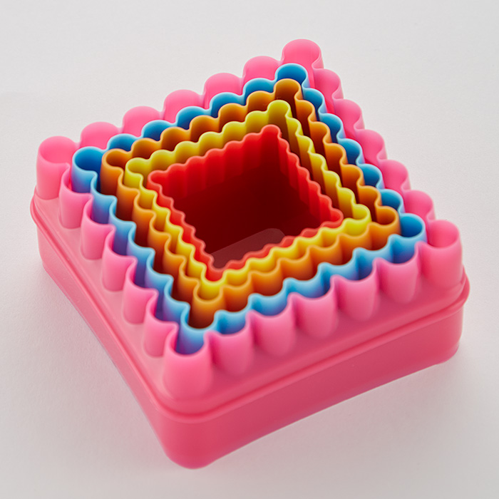 Набор форм для печенья "Квадрат", 5 размеров