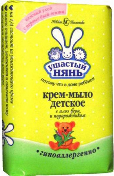 Мыло туалетное 90г НК Ушастый нянь с алоэ 