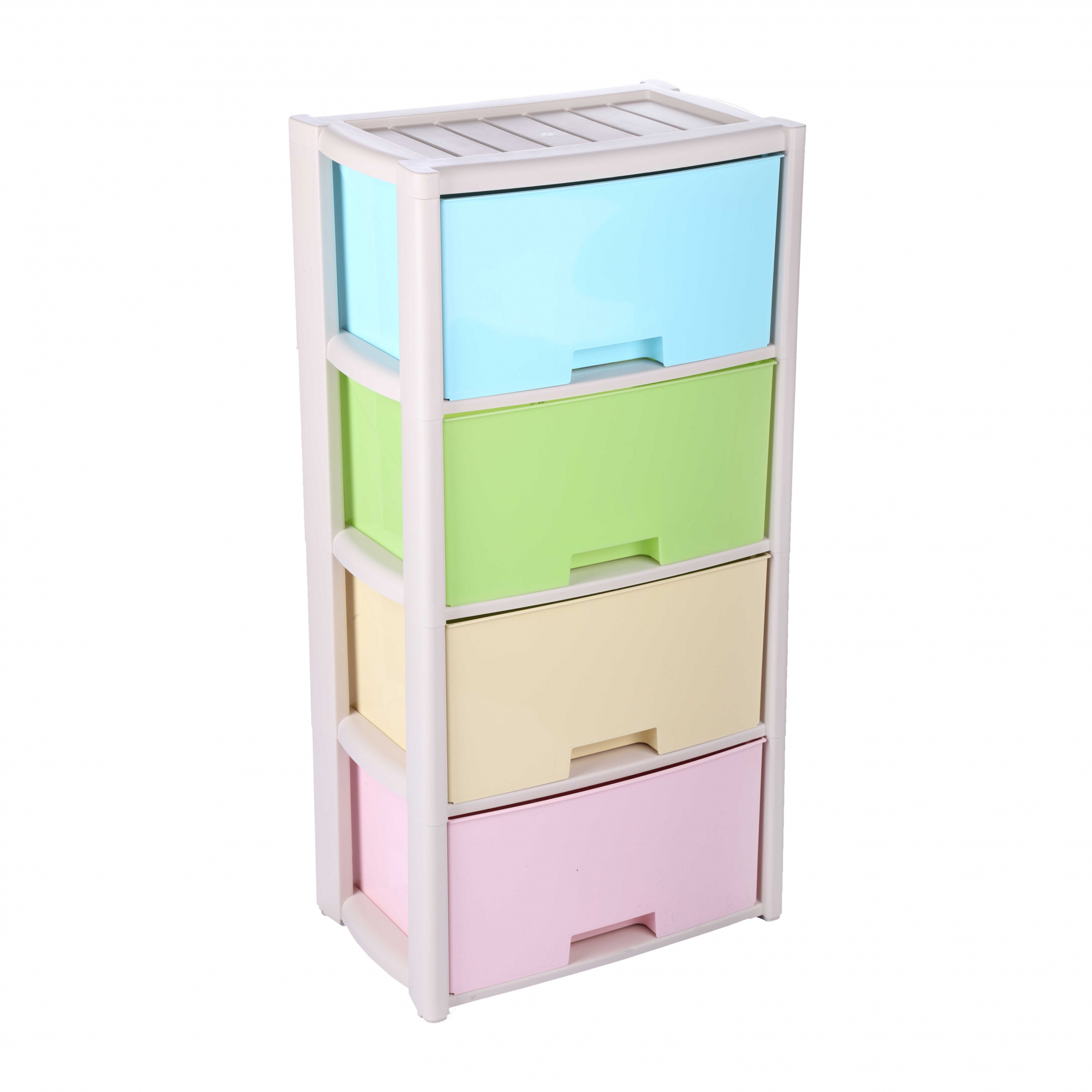 Комод 4 секции "Колорит" цветной 