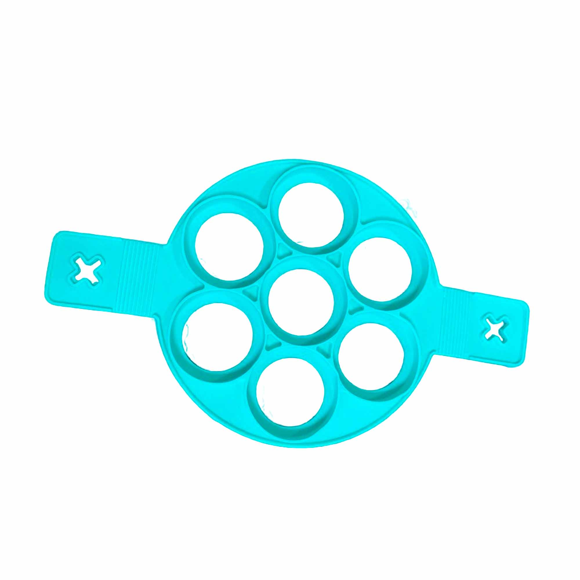 Форма для оладий, сырников, панкейков, яичницы 7 ячеек силиконовая 0.12