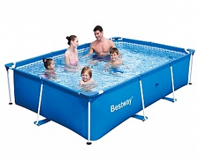 Бассейн каркасный 300х201х66см Steel Pro прямоугольный 3300л 