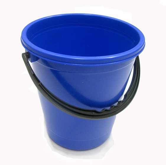 Ведро 7л "Волга" цветное пластиковое