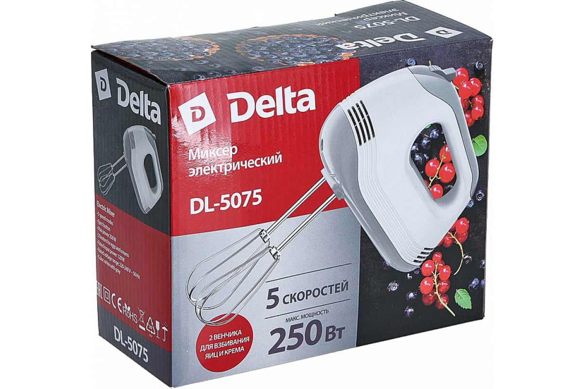 Миксер  250Вт DELTA DL-5075 