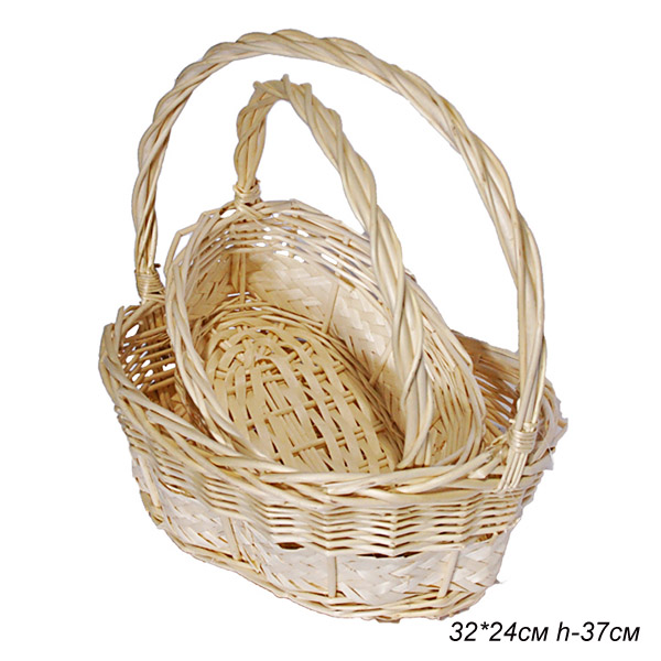 Корзина 24см белые 2012-36 