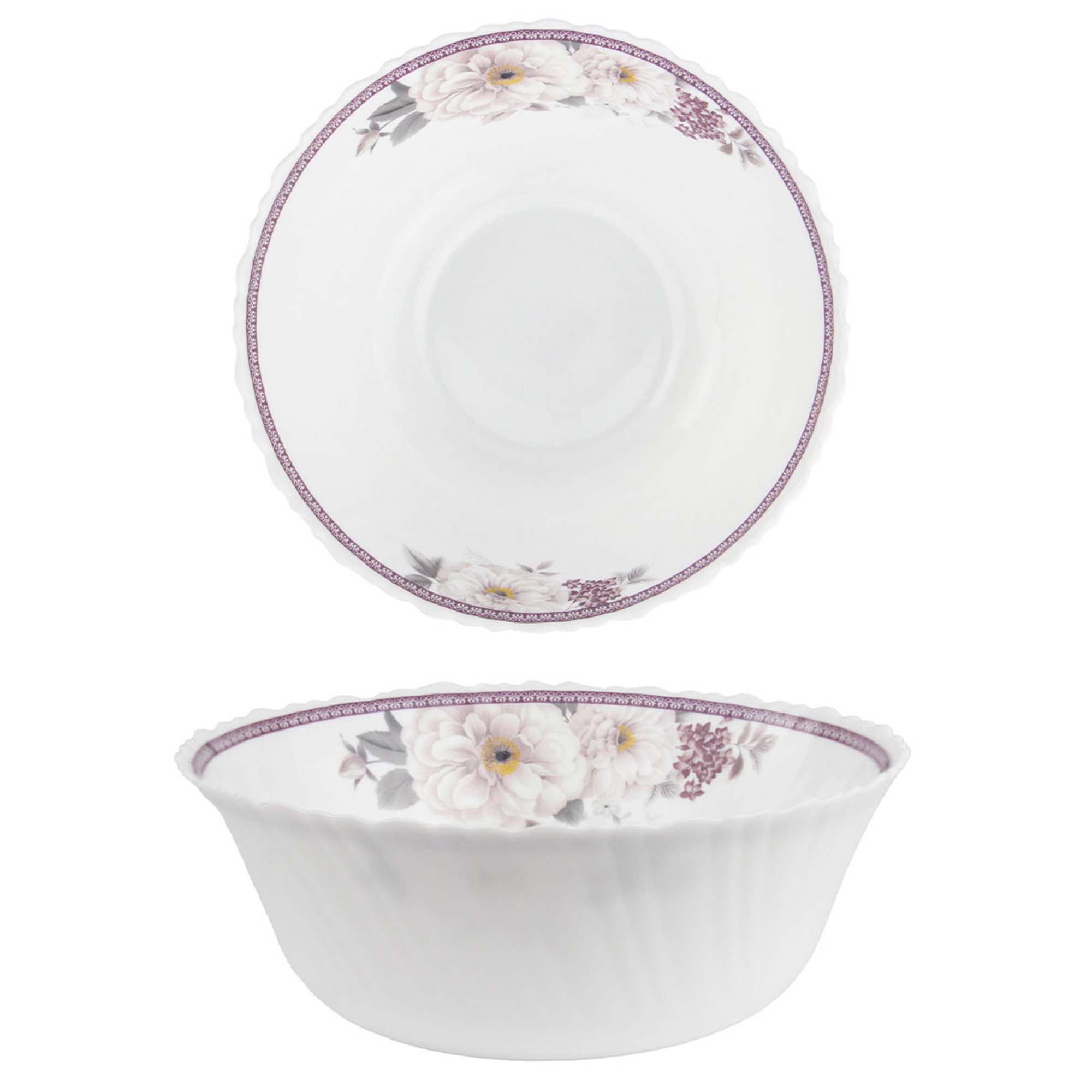 Сервиз столовый 19 предметов стеклокерам. Torix "Горный пион" NH19OT/16092