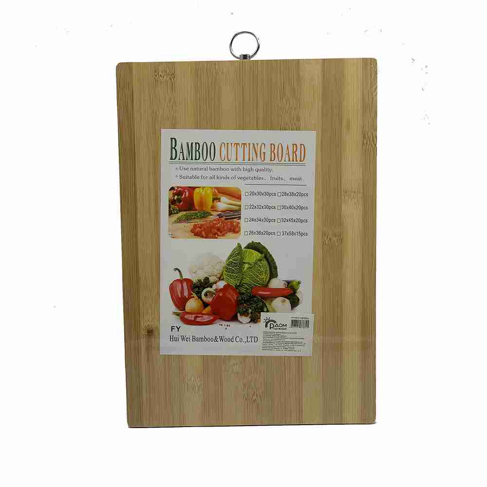 Доска разделочная 24х34х1,5см бамбук РД76811