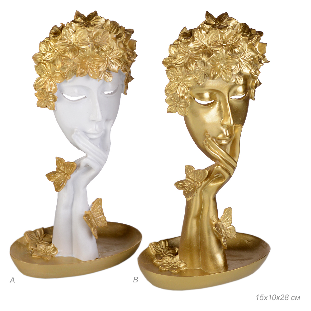 Статуэтка 15х10х28 XL21003 White в ассортименте