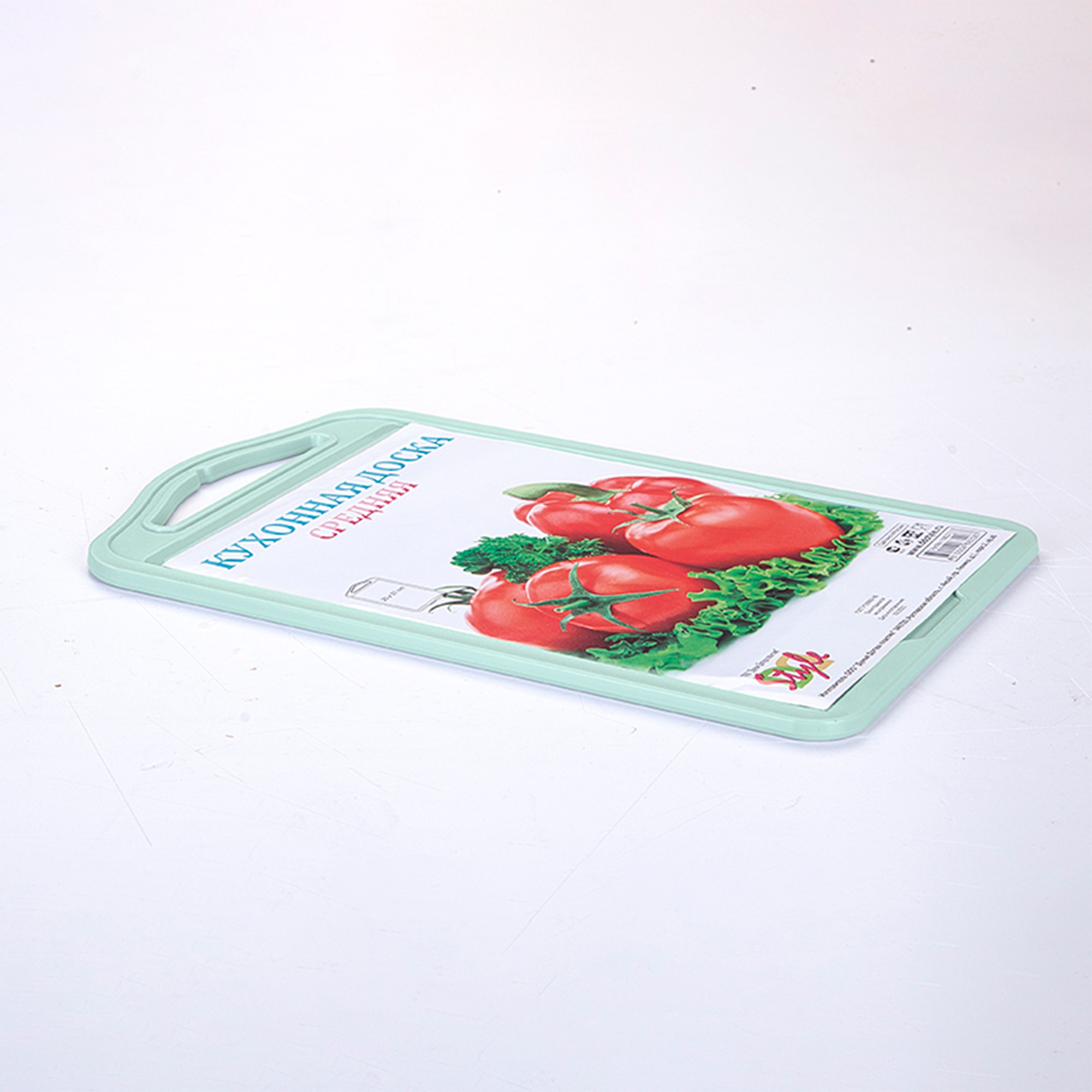 Доска кухонная средняя белая 