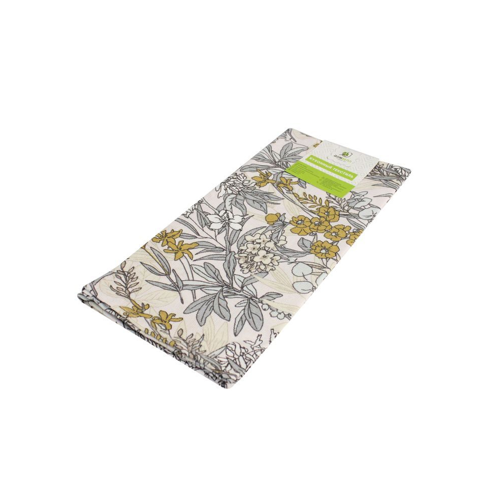 Полотенце из рогожки 50*75 ДомВелл 3123/2 Нектар