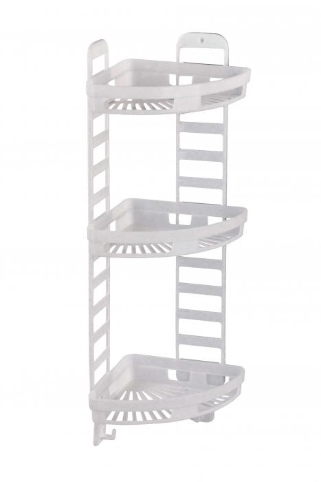 Полка "Трансформер" 250х180х580мм угловая белый 