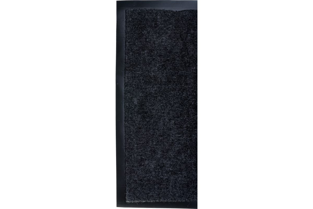 Коврик придверный 50х80см влаговпитывающий, ребристый “TRIP” "VORTEX", серый 