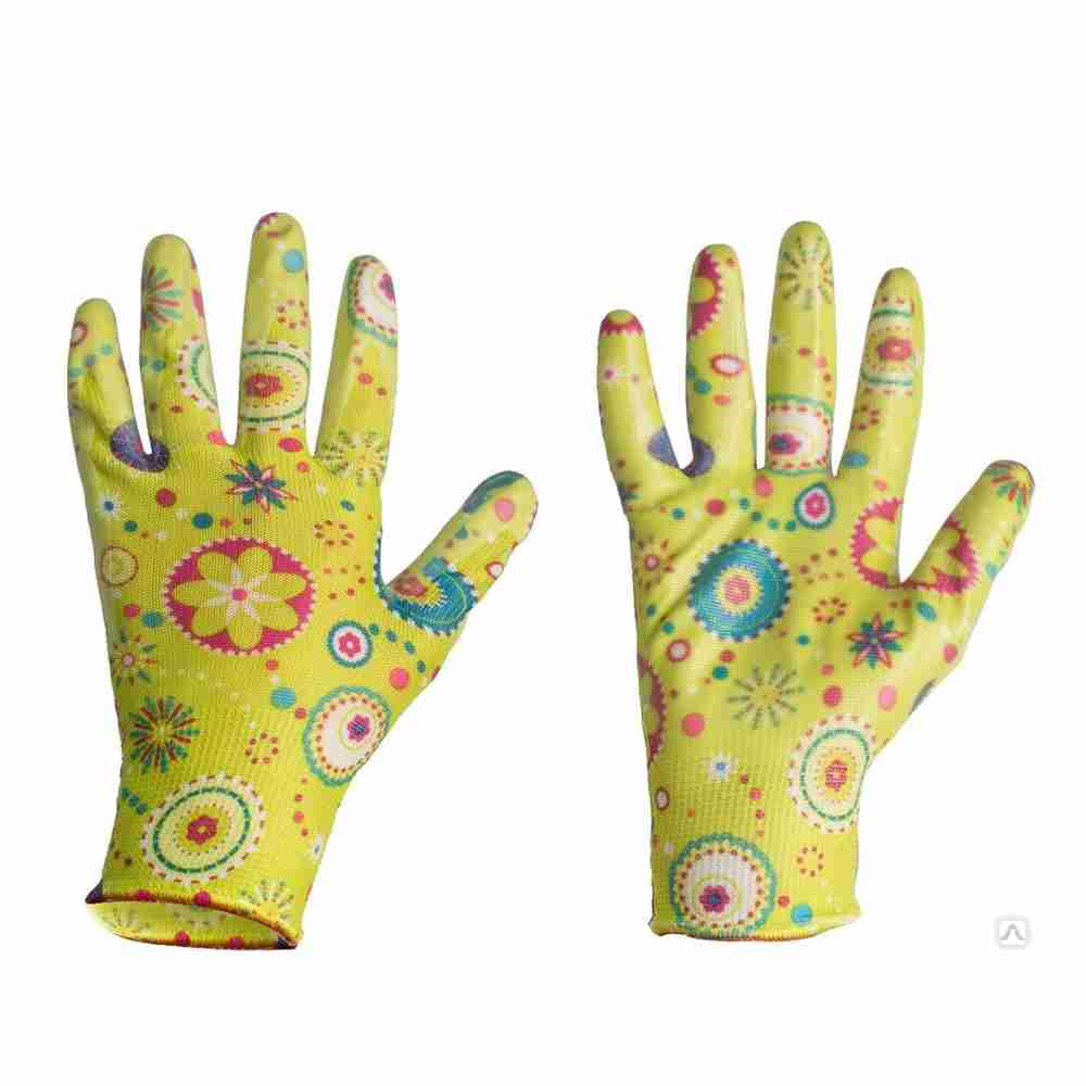 Перчатки обливные цветные РД69615