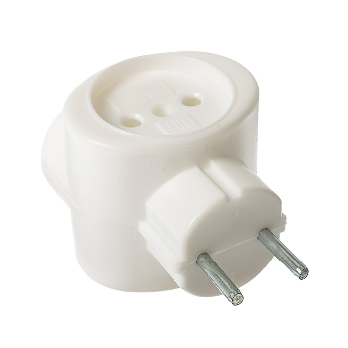 Тройник Веллконт ТС-3 16А 250В белый (РФ, Элсэт)  202-331