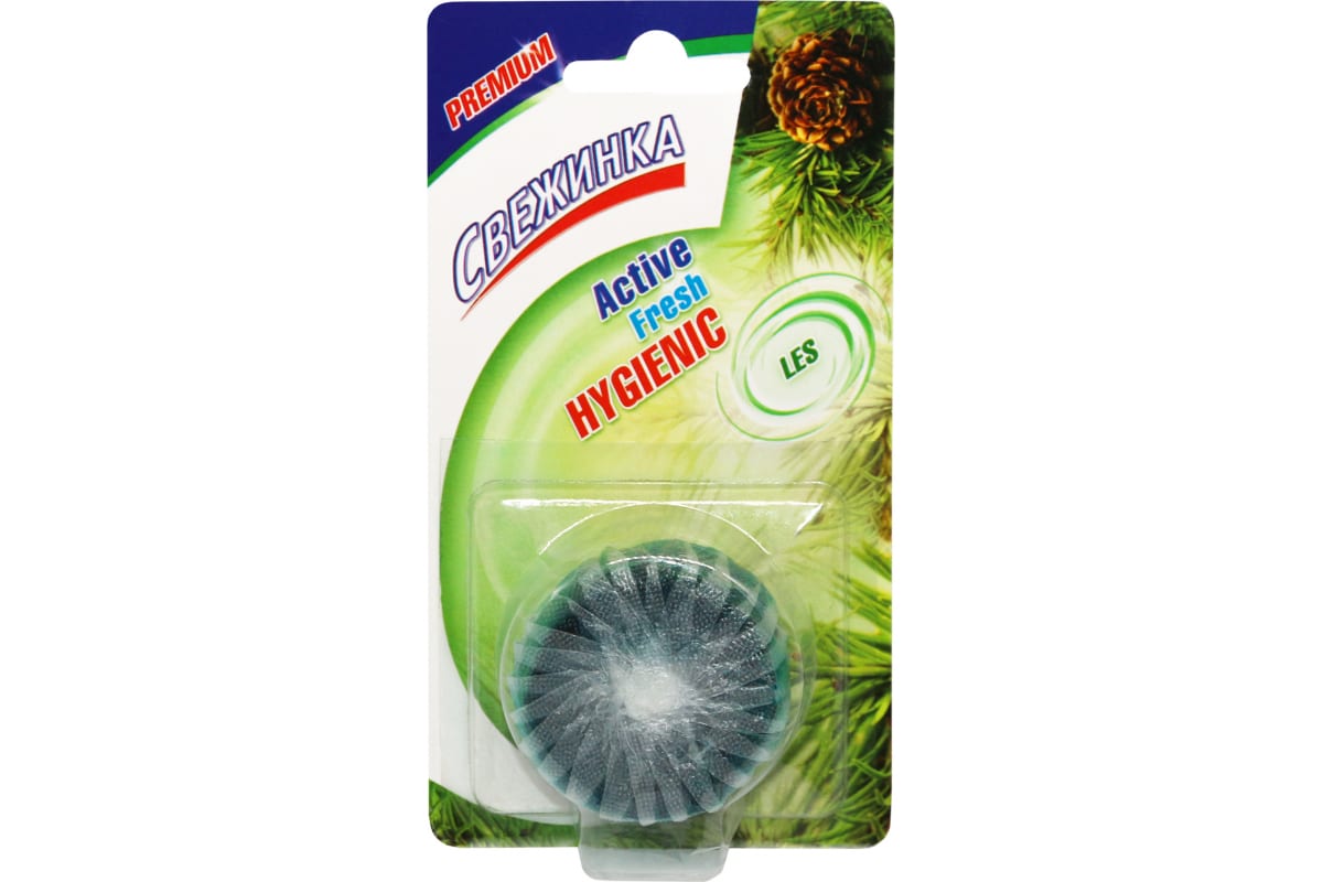 Таблетка для сливного бачка  "Свежинка" Premium хвоя (лес)