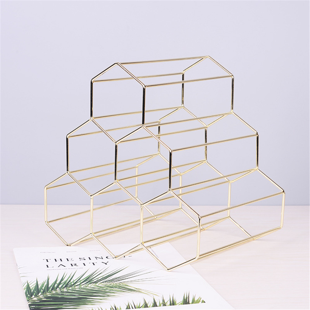 Подставка для вина 27см, металл  Gold