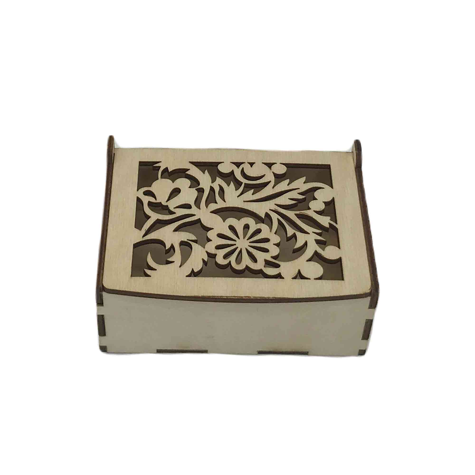 Шкатулка декоративная 12х8,5х5см ДомВуд Лето Экошпон Ф110/Д110